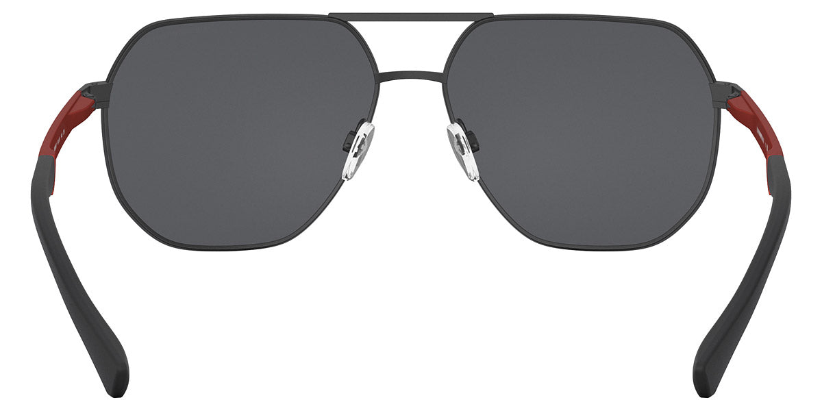 EMPORIO ARMANI SUNGLASSES - EA2099D 333087 61 - Matte Black and Aluminium Red