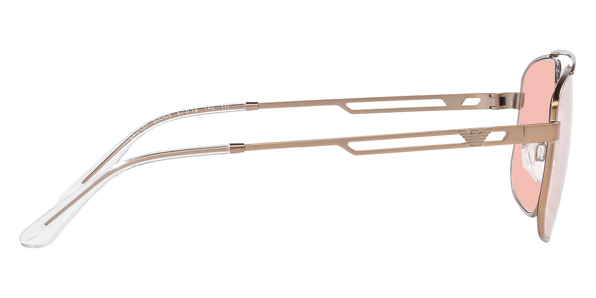 EMPORIO ARMANI SUNGLASSES - EA2139 3004/5 57 - Matte Rose Gold