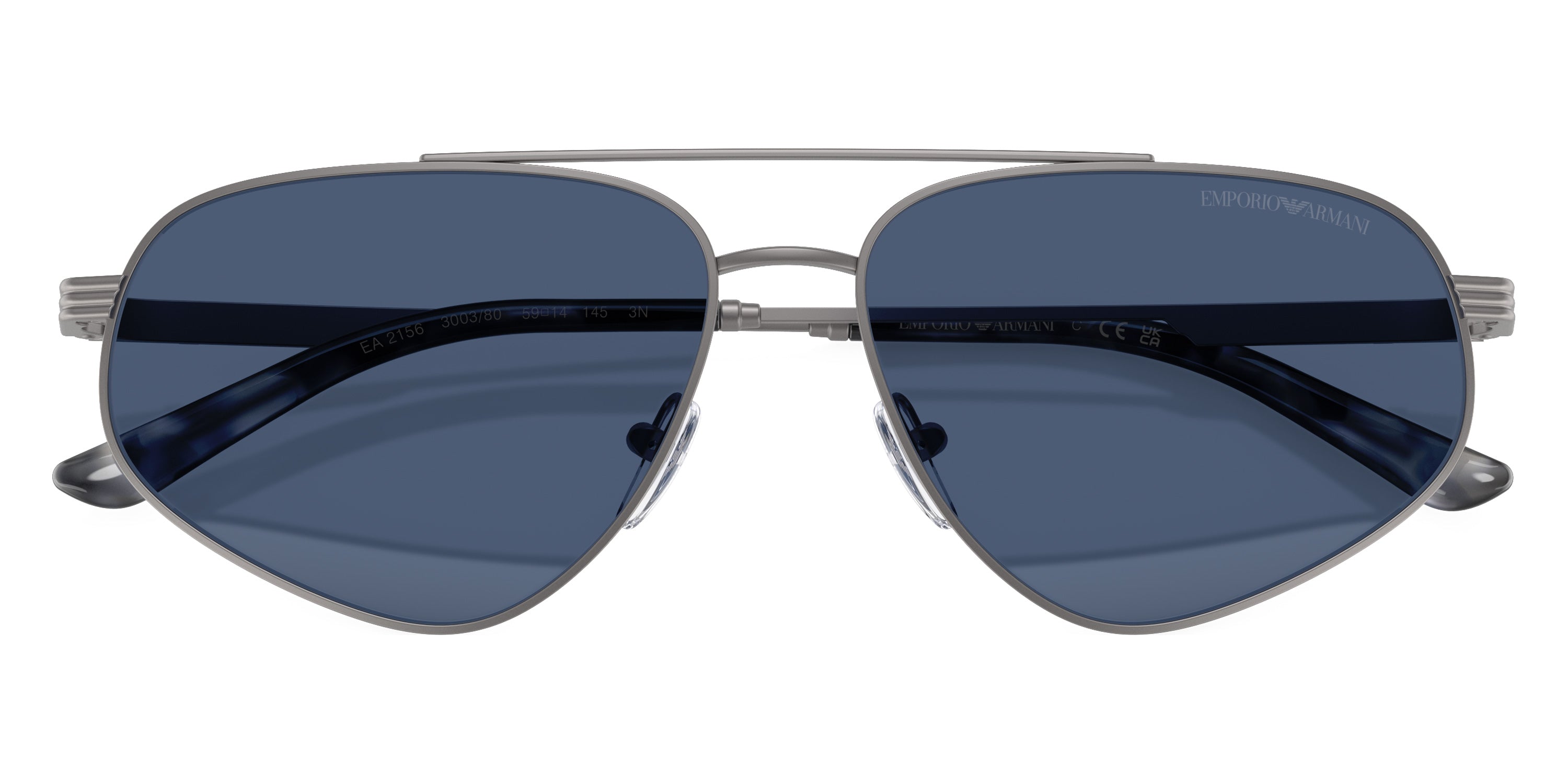 EMPORIO ARMANI SUNGLASSES - EA2156 300380 59 - Matte Gunmetal