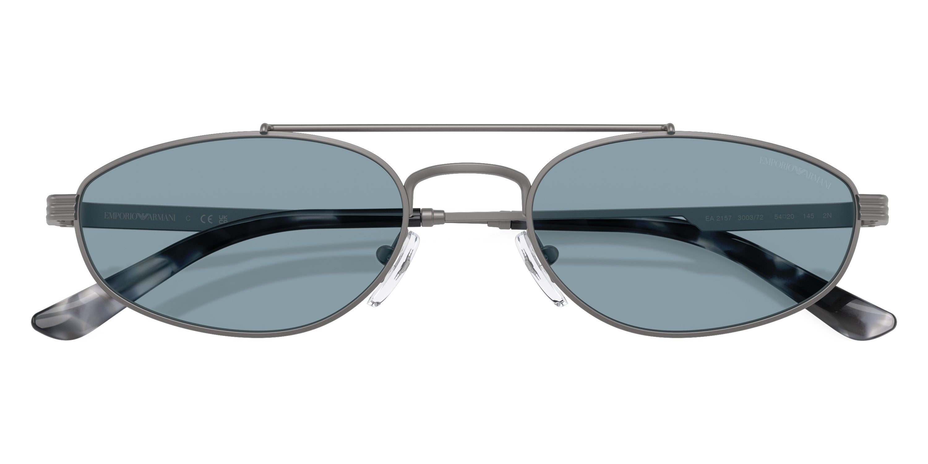 EMPORIO ARMANI SUNGLASSES - EA2157 300372 54 - Matte Gunmetal
