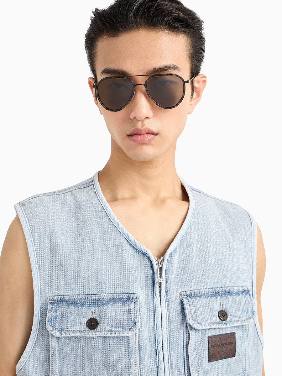 EMPORIO ARMANI SUNGLASSES - EA2163 300173 56 - Matte Black