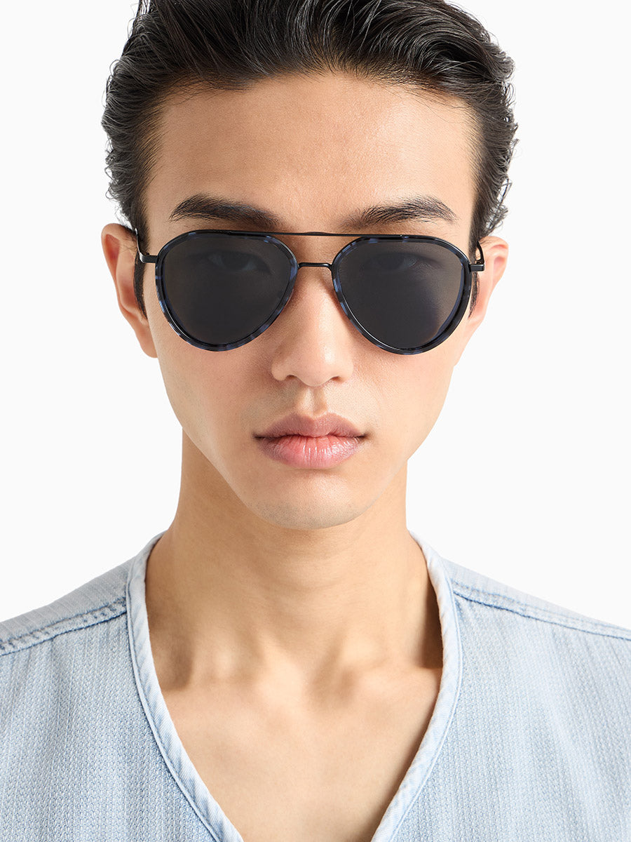 EMPORIO ARMANI SUNGLASSES - EA2163 300180 56 - Matte Black