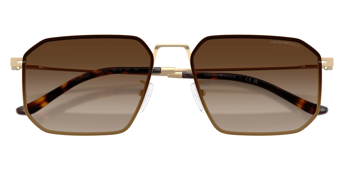 EMPORIO ARMANI SUNGLASSES - EA2165D 300213 58 - Matte Pale Gold