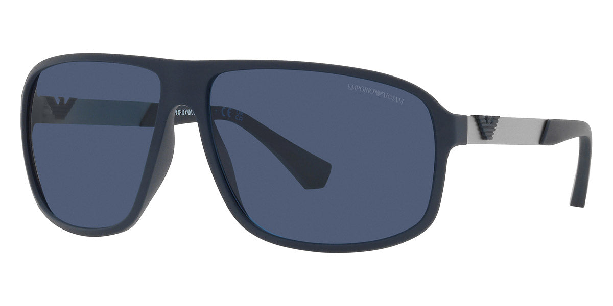 EMPORIO ARMANI SUNGLASSES - EA4029 508880 64 - Matte Silver/Blue