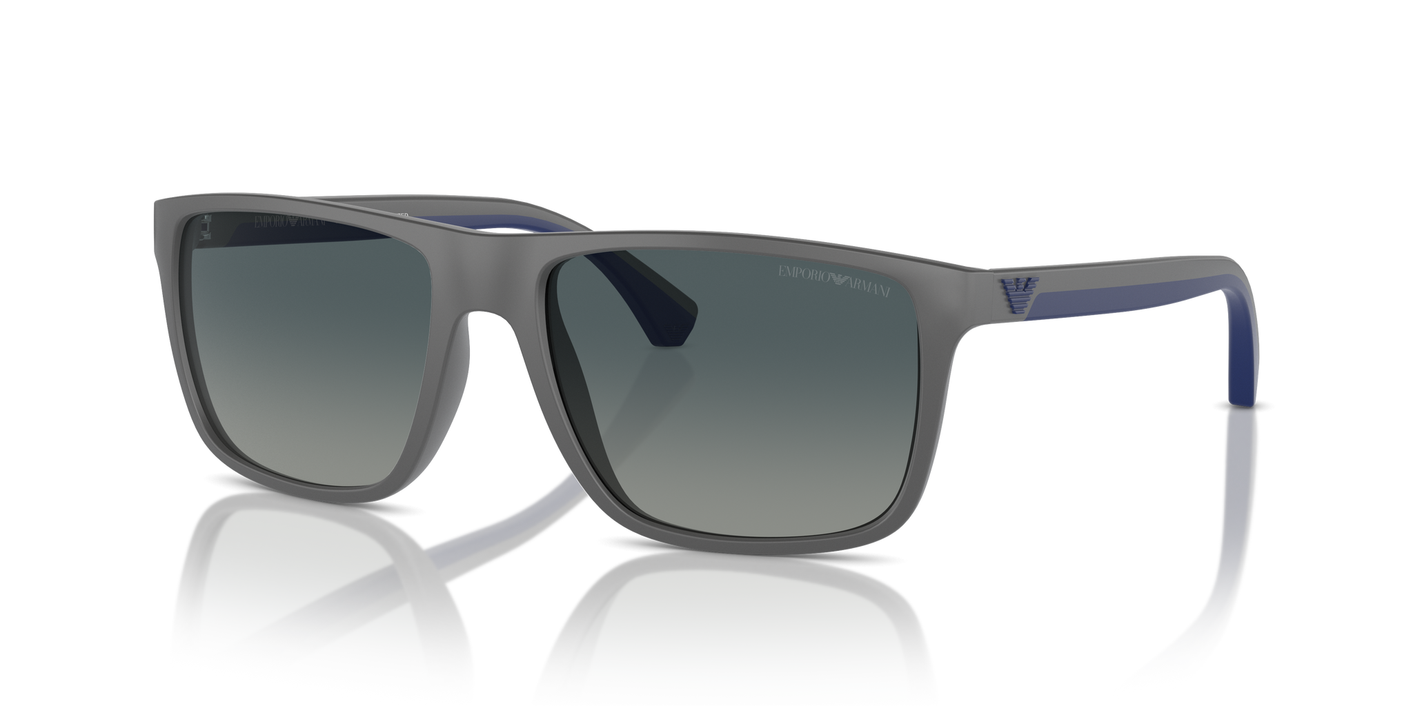 新品 EMPORIO ARMANI・メガネフレーム・55口19 145・グレー EMPORIO ARMANI EYEGLASSES - EA1157 3003 55 - Matte Gunmetal/Matte Blue
