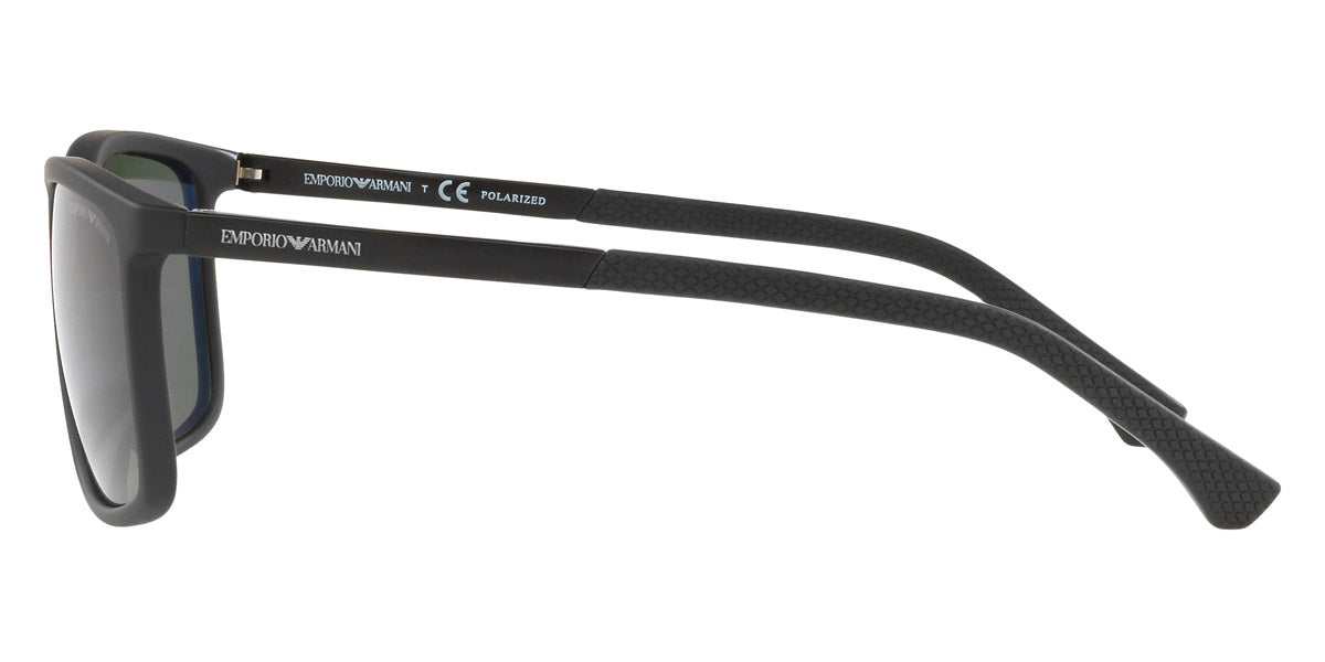 EMPORIO ARMANI SUNGLASSES - EA4058 56539A 58 - Rubber Black