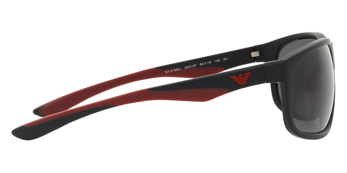 EMPORIO ARMANI SUNGLASSES - EA4199U 500187 65 - Matte Black/Red