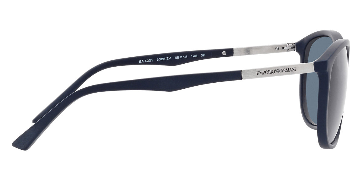 EMPORIO ARMANI SUNGLASSES - EA4201 50882V 58 - Matte Blue and Aluminium