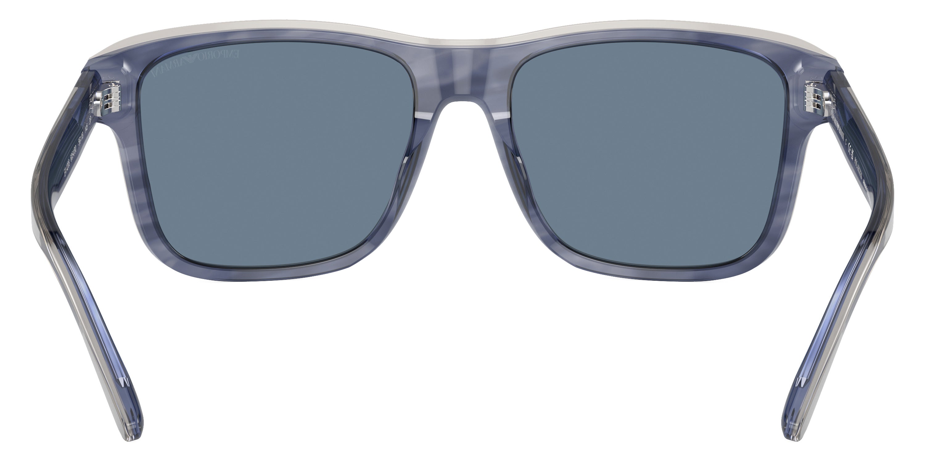 EMPORIO ARMANI SUNGLASSES - EA4208 605480 56 - Shiny Blue/Top Smoke
