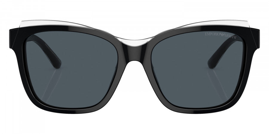 EMPORIO ARMANI SUNGLASSES - EA4209 605187 54 - Shiny Black/Top Crystal
