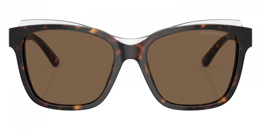 EMPORIO ARMANI SUNGLASSES - EA4209 605273 54 - Shiny Havana/Top Crystal