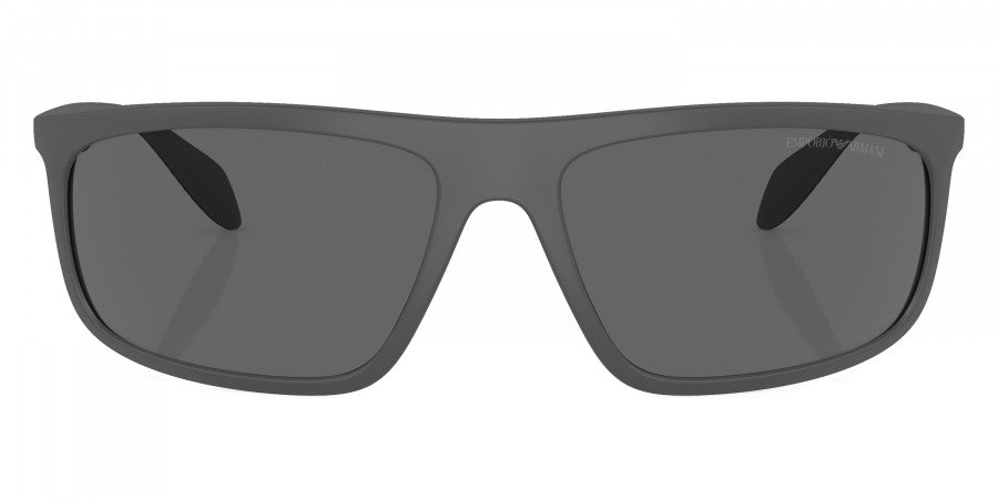 EMPORIO ARMANI SUNGLASSES - EA4212U 512687 64 - Matte Gray/Rubber Brown