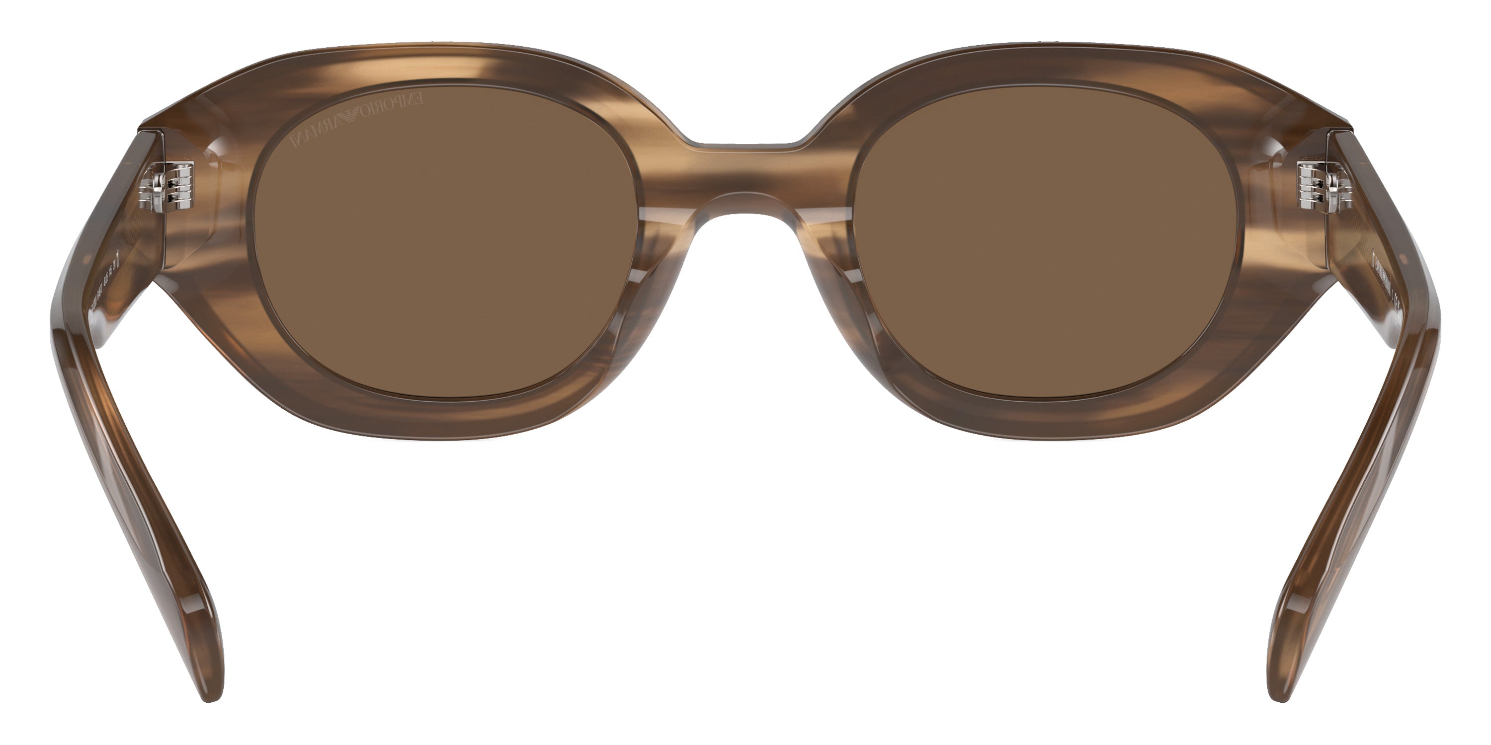 EMPORIO ARMANI SUNGLASSES - EA4230U 614973 48 - Shiny Striped Brown