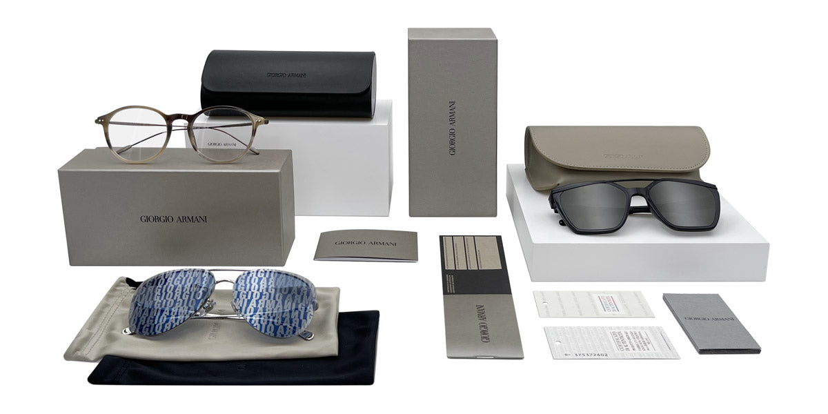 EMPORIO ARMANI SUNGLASSES - EA4237 618925 57 - Matte Dark Blue/Aluminium