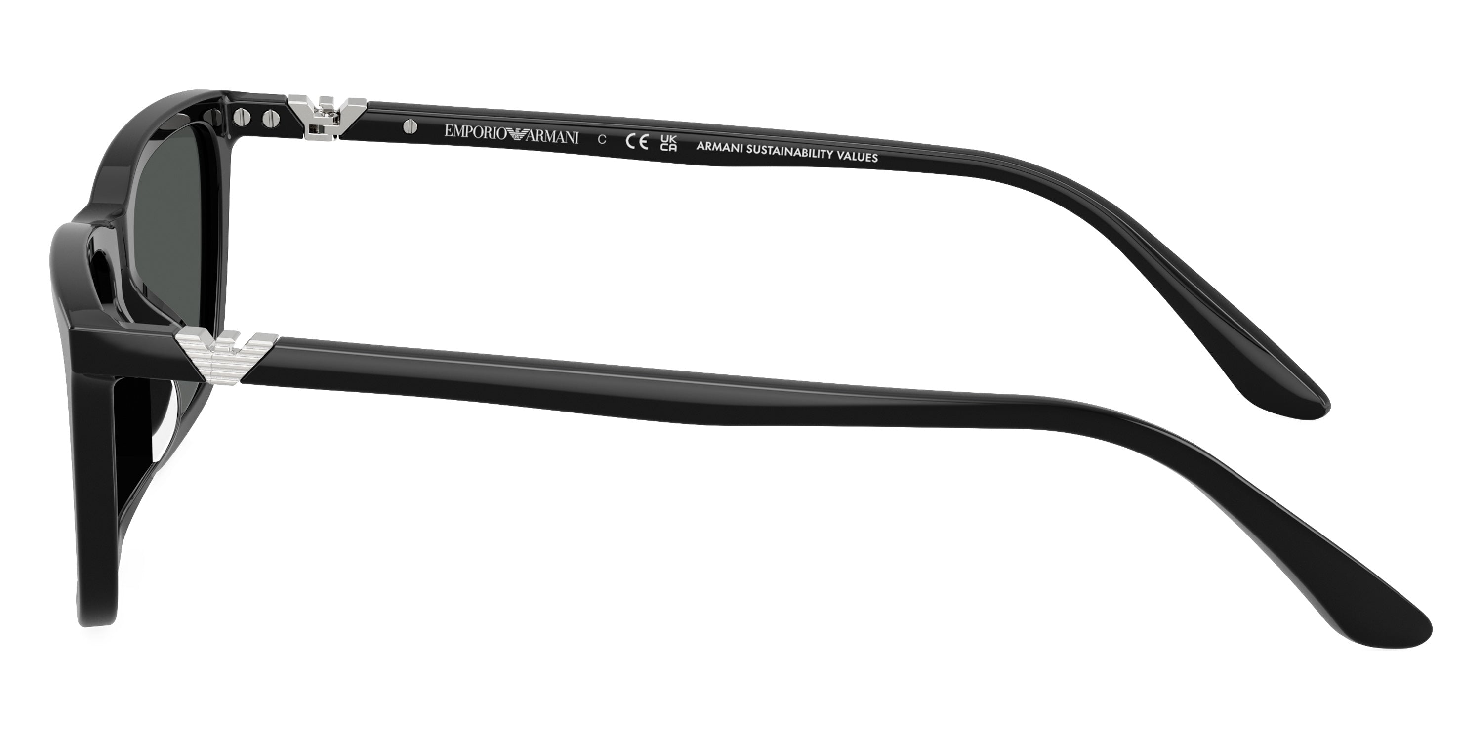 EMPORIO ARMANI SUNGLASSES - EA4239U 501787 55 - Shiny Black