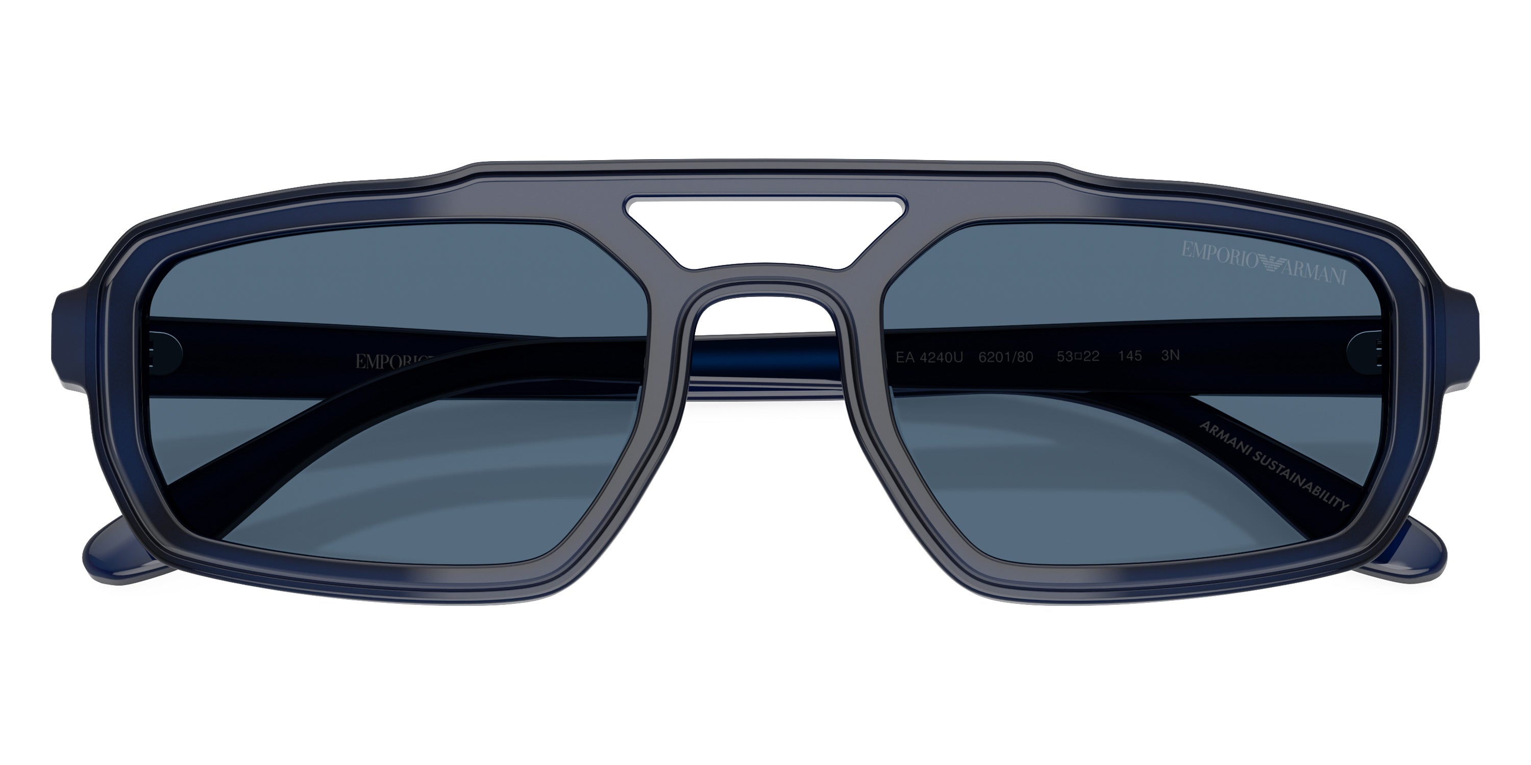 EMPORIO ARMANI SUNGLASSES - EA4240U 620180 53 - Shiny Opal Blue