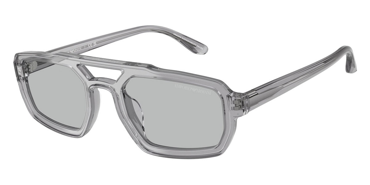EMPORIO ARMANI SUNGLASSES - EA4240U 620287 53 - Shiny Transparent Gray