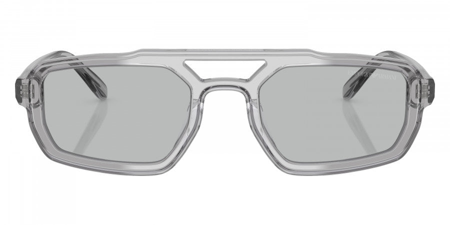 EMPORIO ARMANI SUNGLASSES - EA4240U 620287 53 - Shiny Transparent Gray