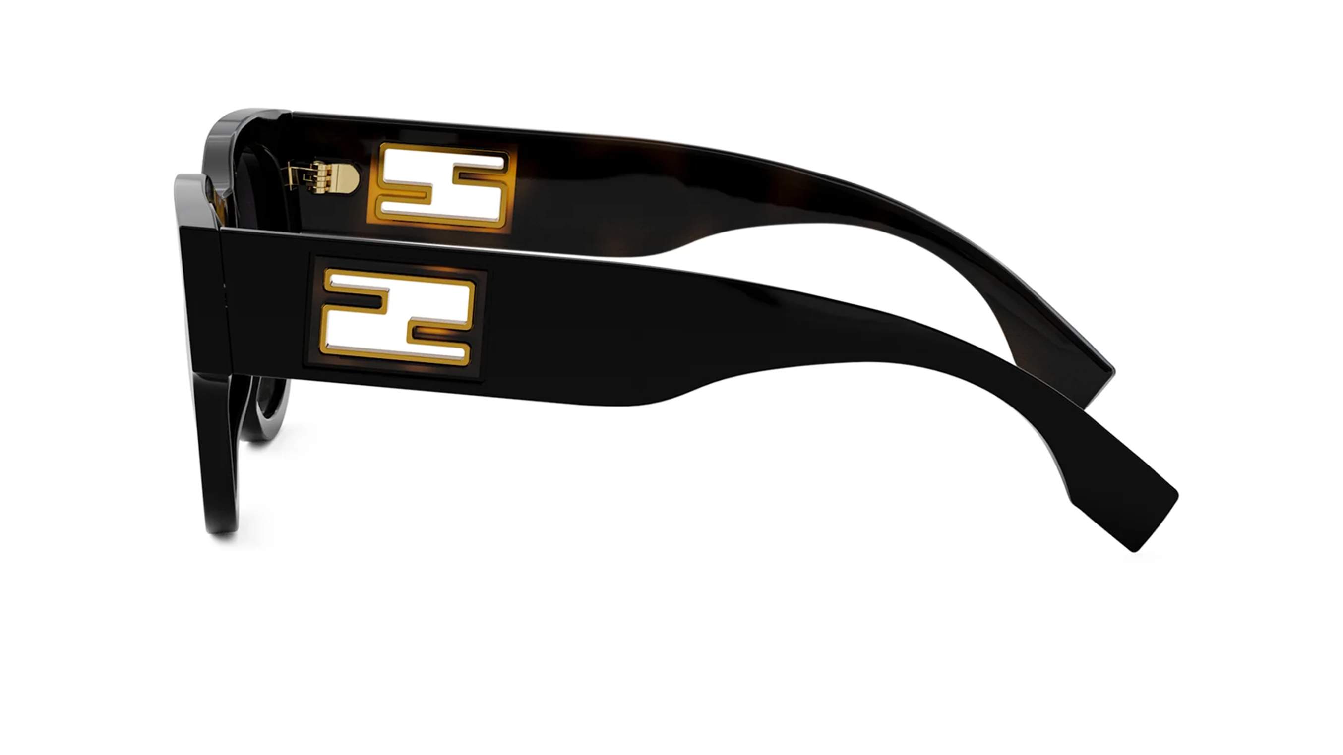 FENDI BAGUETTE SUNGLASSES - FE40147I 01B 53