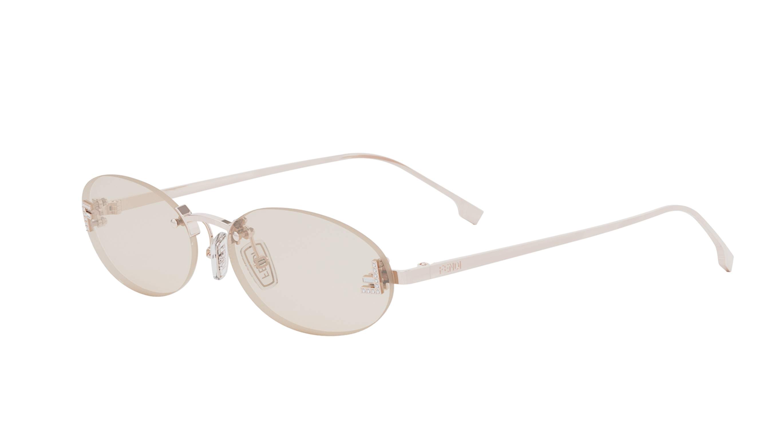 FENDI FIRST CRYSTAL SUNGLASSES - FE4075US 28Y 54