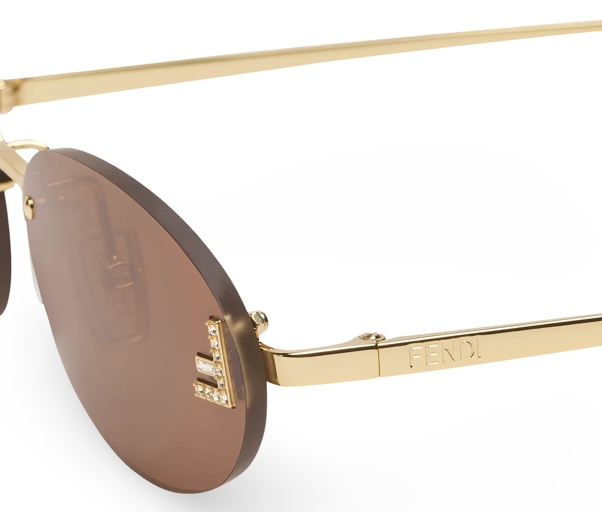 FENDI FIRST CRYSTAL SUNGLASSES - FE4075US 30J 54