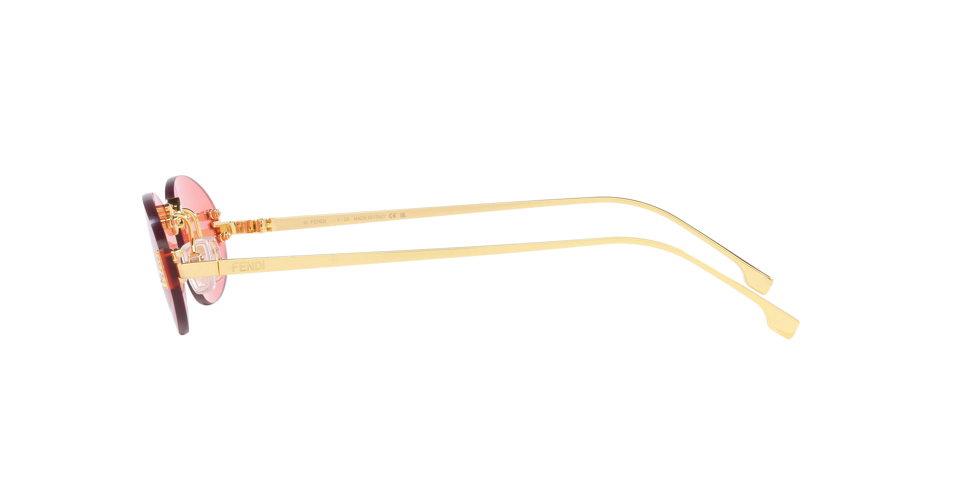 FENDI FIRST CRYSTAL SUNGLASSES - FE4075US 30S 54