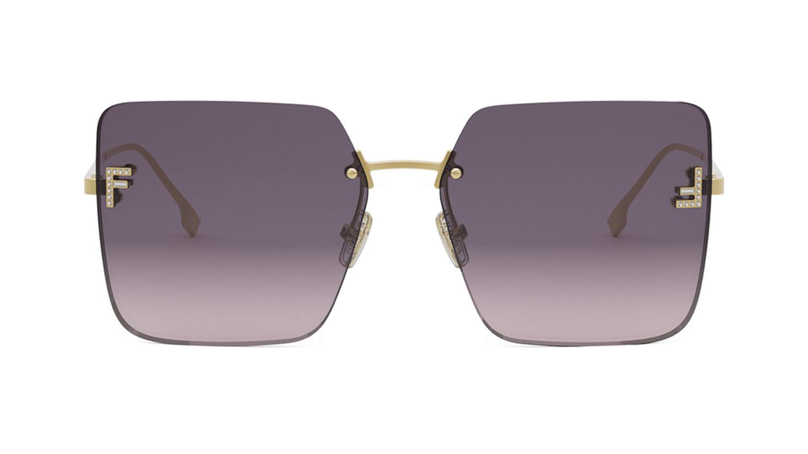 FENDI FIRST CRYSTAL SUNGLASSES - FE4082US 30Y 59