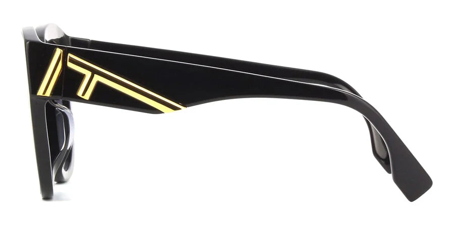 FENDI FIRST SUNGLASSES - FE40098F 01W 65