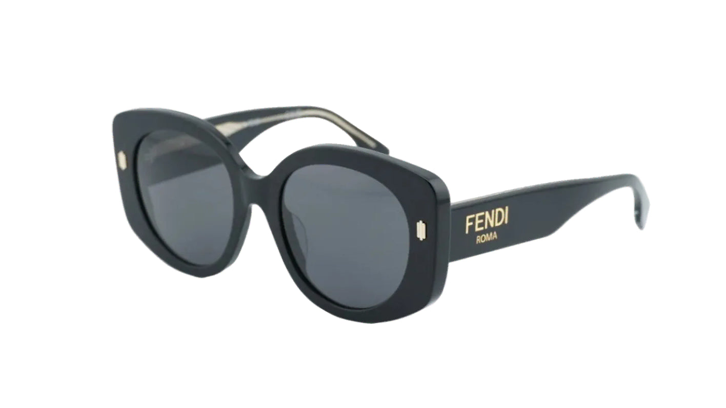 FENDI ROMA SUNGLASSES - FE40137F 01A 53