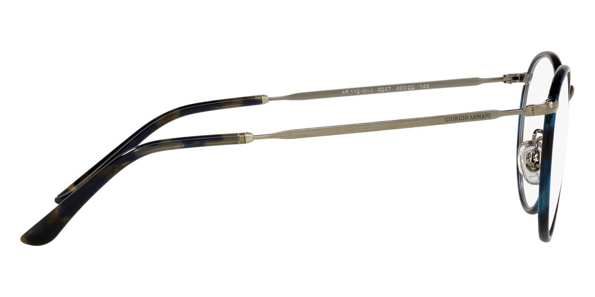 GIORGIO ARMANI EYEGLASSES - AR 112MJ 3247 49 - Blue Havana/Gold