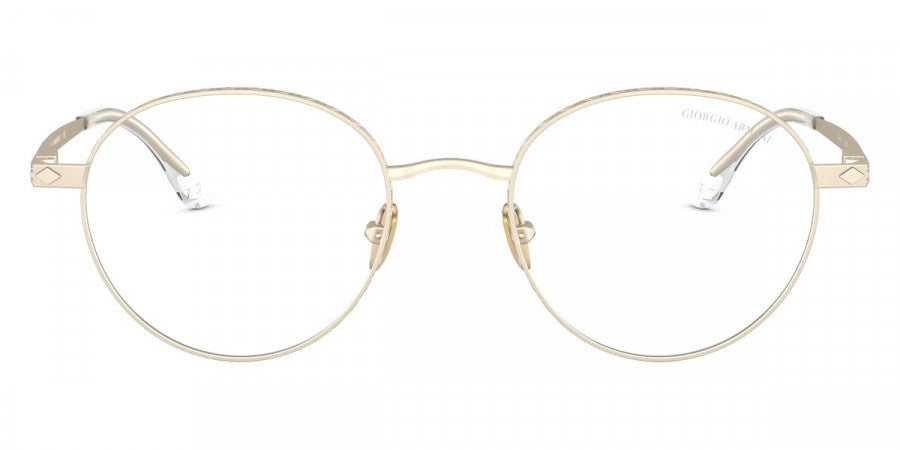 GIORGIO ARMANI EYEGLASSES - AR6107 30021W 51 - Matte Pale Gold