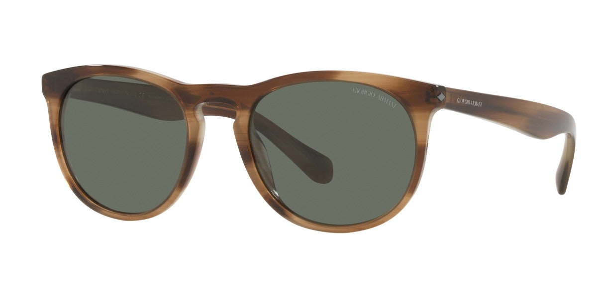 GIORGIO ARMANI SUNGLASSES - AR8149 590058 54 - Striped Brown