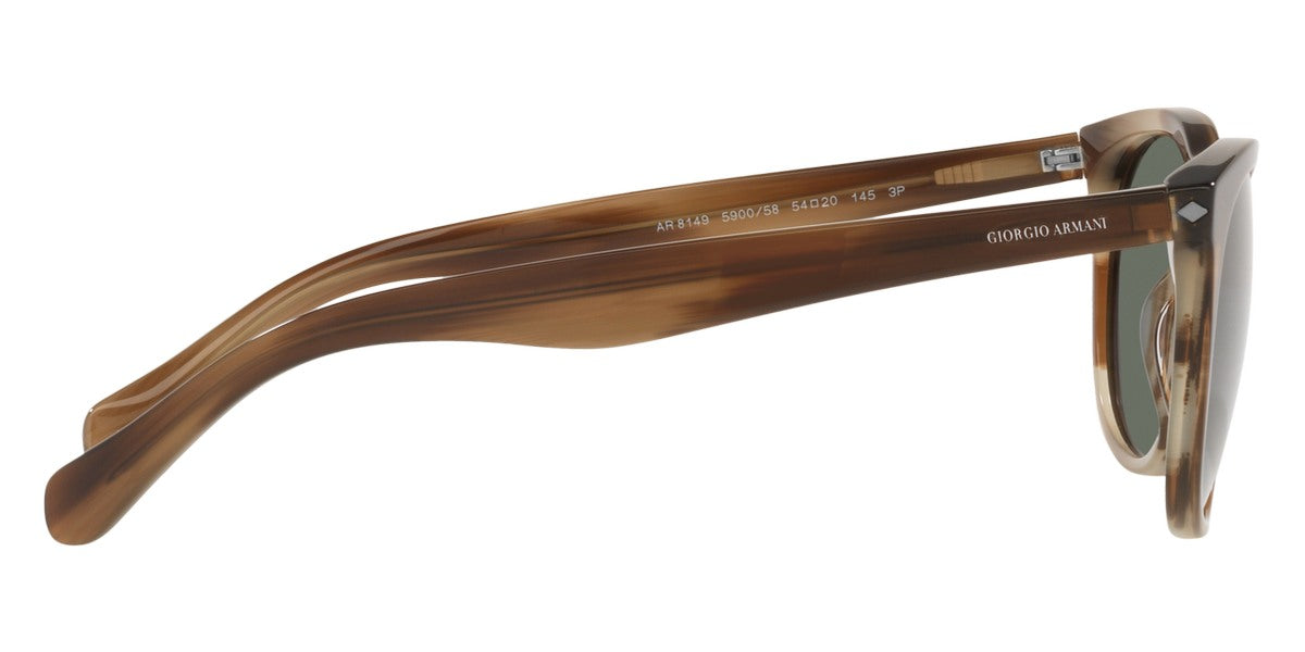 GIORGIO ARMANI SUNGLASSES - AR8149 590058 54 - Striped Brown