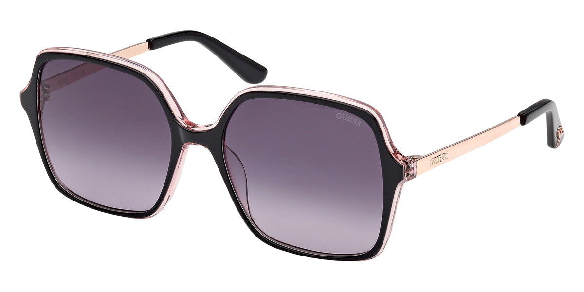 GUESS SUNGLASSES - GU00270 01B 57 - Shiny Black/Shiny Rose Gold