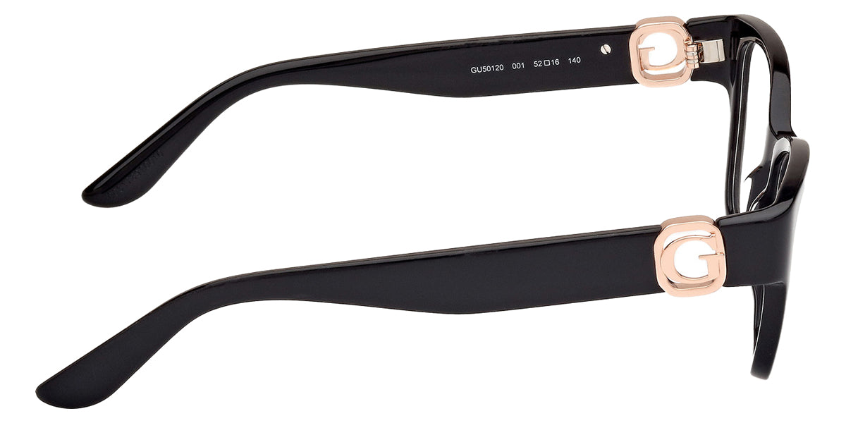 GUESS EYEGLASSES - GU50120 001 54 - Shiny Black