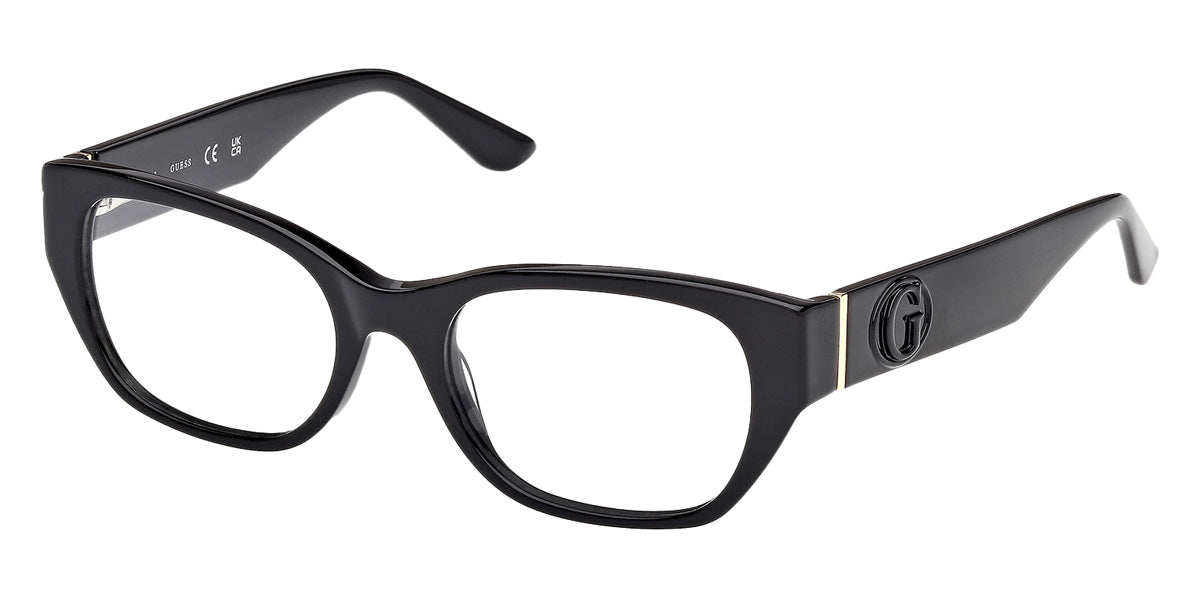GUESS EYEGLASSES - GU50304 001 50 - Shiny Black