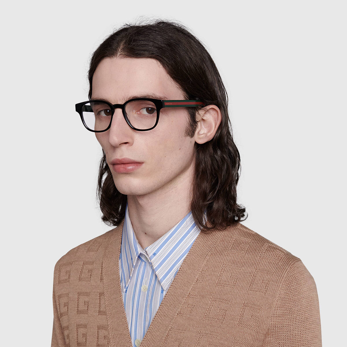 GUCCI EYEGLASSES - GG0927O 001 49 - BLACK/GREEN