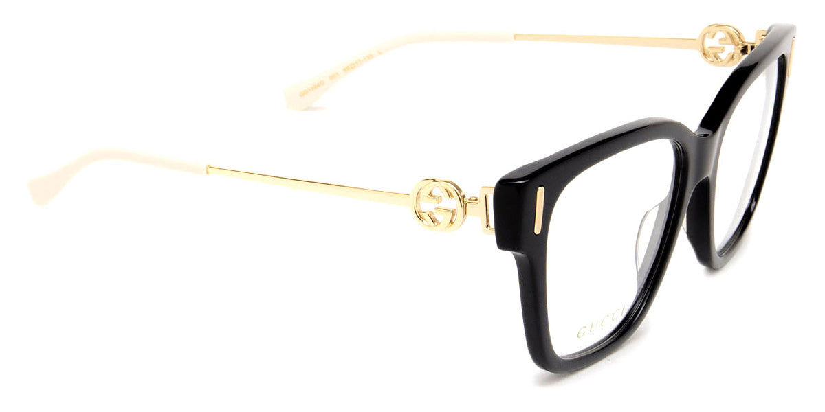 GUCCI EYEGLASSES - GG1204O 001 55 - BLACK/GOLD