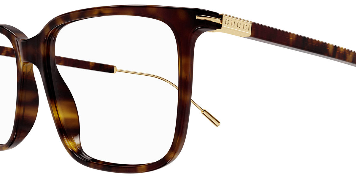 GUCCI EYEGLASSES - GG1273O 002 56 - HAVANA/GOLD
