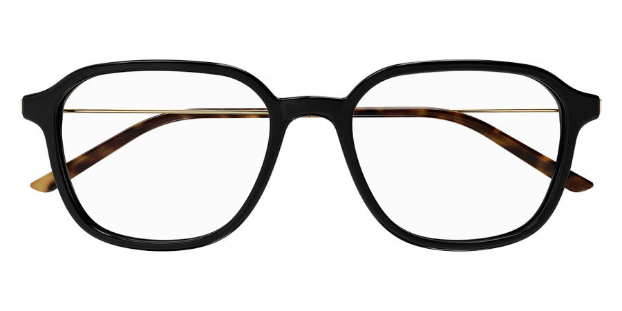 GUCCI EYEGLASSES - GG1576O 001 52 - BLACK/GOLD