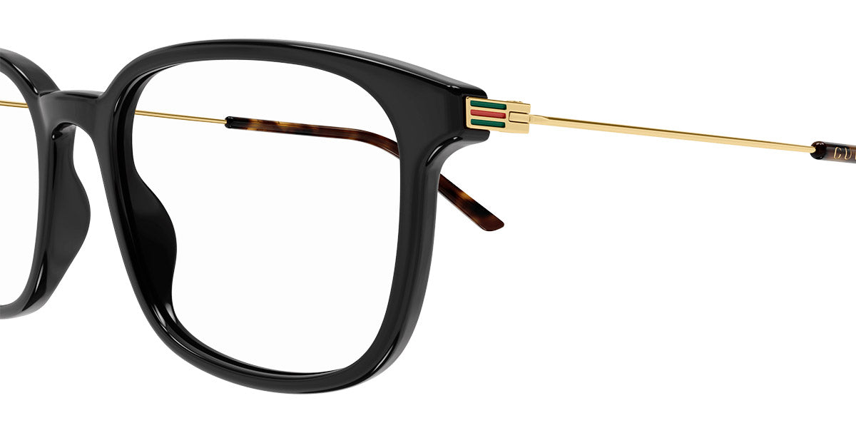 GUCCI EYEGLASSES - GG1577O 005 54 - BLACK/GOLD