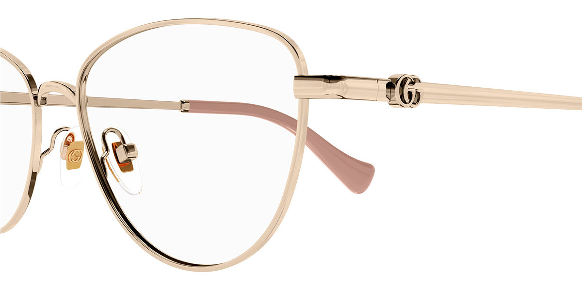 GUCCI EYEGLASSES - GG1595O 002 55 - GOLD
