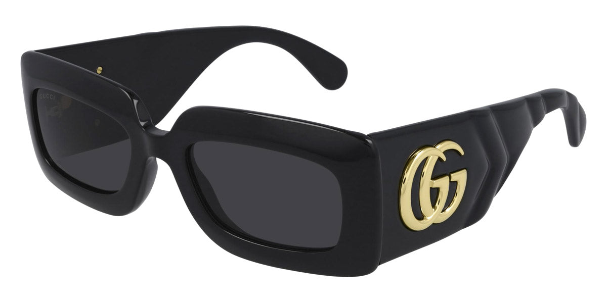 小物 GUCCI sunglasses interlocking archive 00 GUCCI SUNGLASSES - GG0811S 001 53 - BLACK