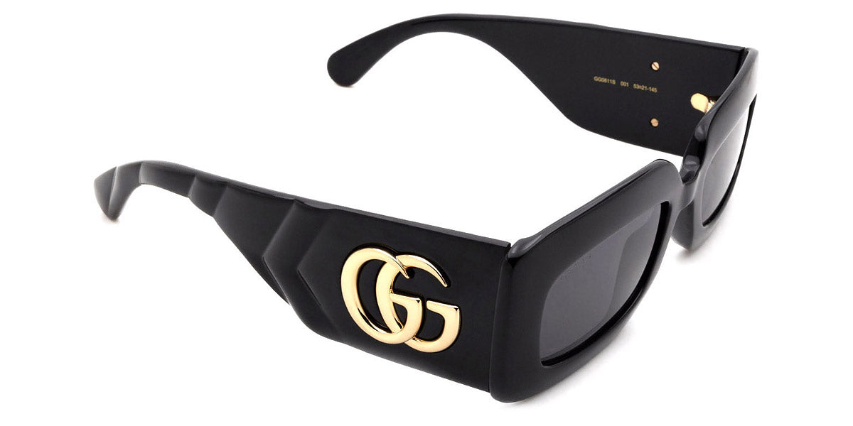 GUCCI SUNGLASSES - GG0811S 001 53 - BLACK