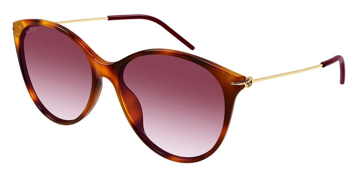 GUCCI SUNGLASSES - GG1268S 002 58 - HAVANA/GOLD