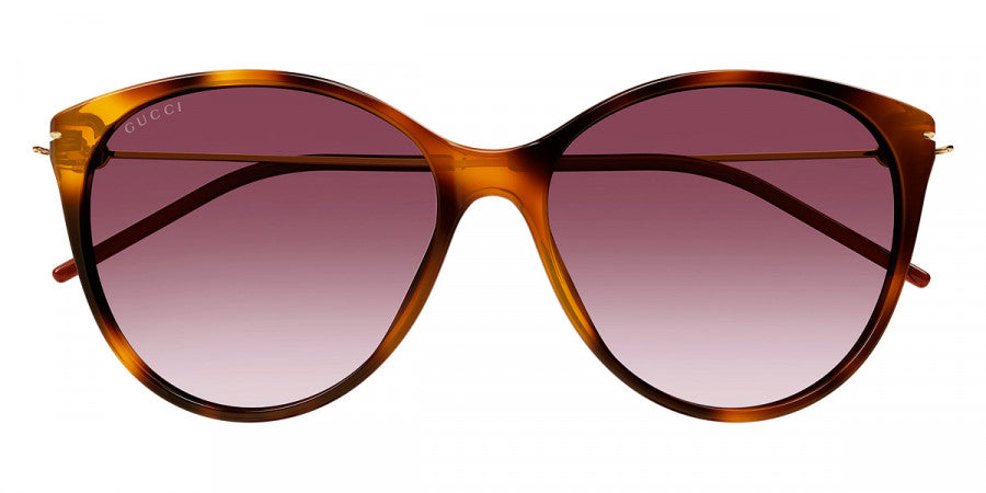 GUCCI SUNGLASSES - GG1268S 002 58 - HAVANA/GOLD