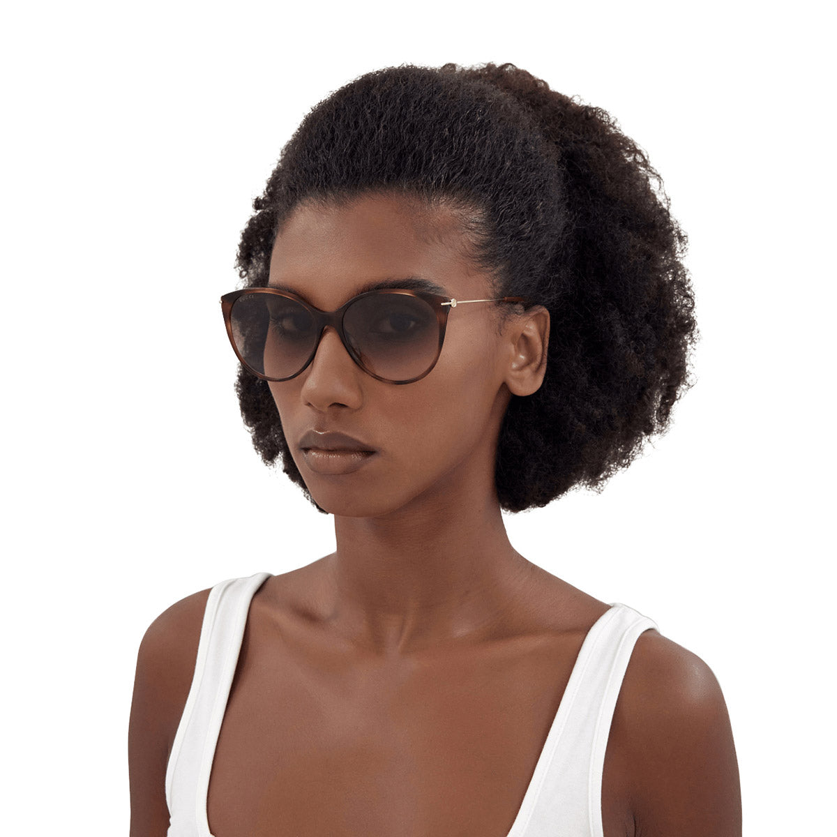 GUCCI SUNGLASSES - GG1268S 002 58 - HAVANA/GOLD