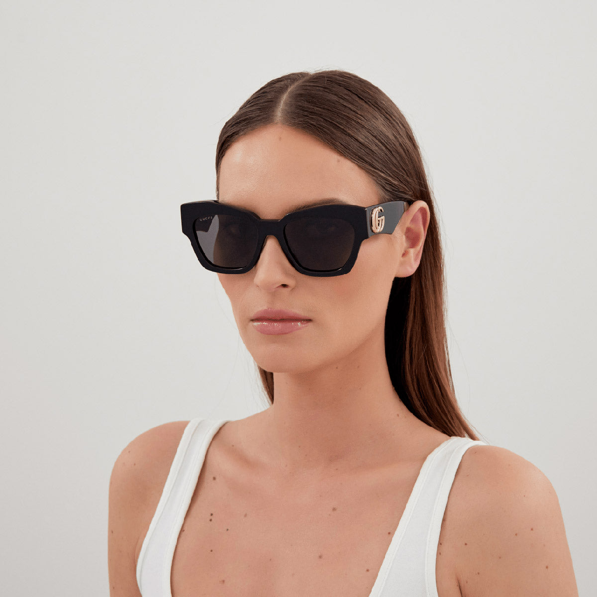 GUCCI SUNGLASSES - GG1422S 001 55 - BLACK