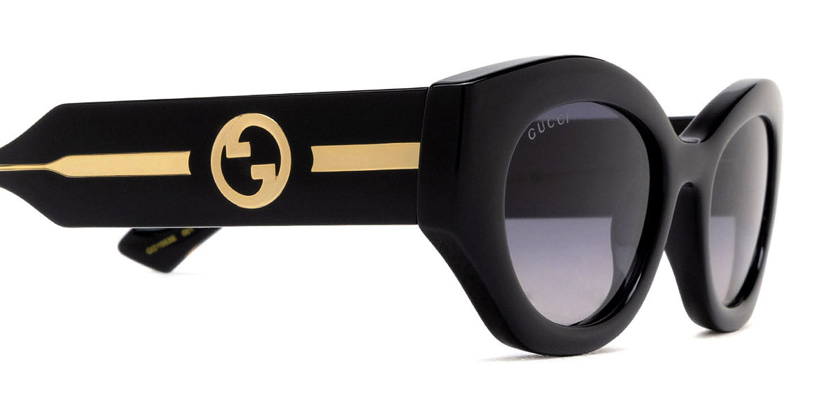 GUCCI SUNGLASSES - GG1553S 001 52 - BLACK/CRYSTAL