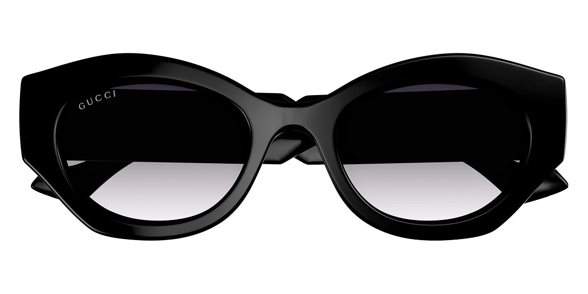 GUCCI SUNGLASSES - GG1553S 001 52 - BLACK/CRYSTAL